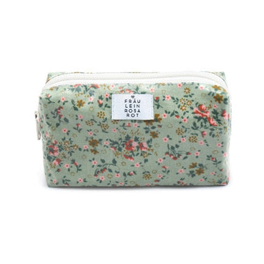Trousse de maquillage - Rose Fields, vert roseaux