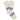 Chaussettes Stripes | Ecru/Bright Blue