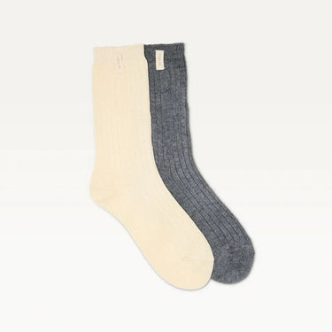 Pack 2 épaisses - écru gris