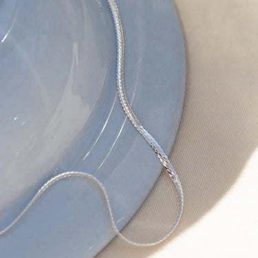 Flosette necklace - silver
