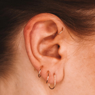 Boucles Helix - argenté