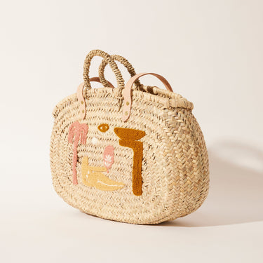 Panier Olympe - terracotta M