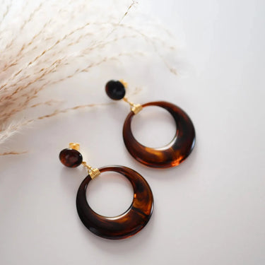 Boucles Carmen - écaille