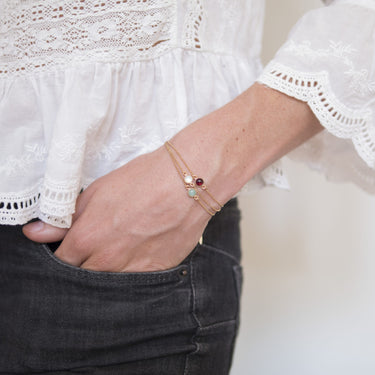 Bracelet Nymphéa - Nacre