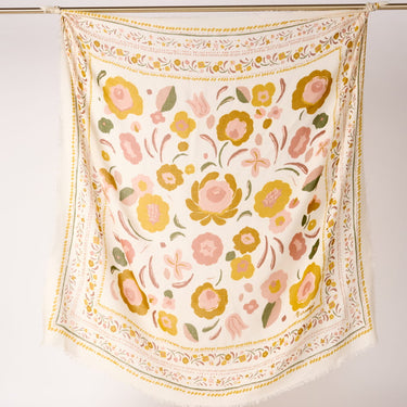 Foulard laine Balkans - Bronze