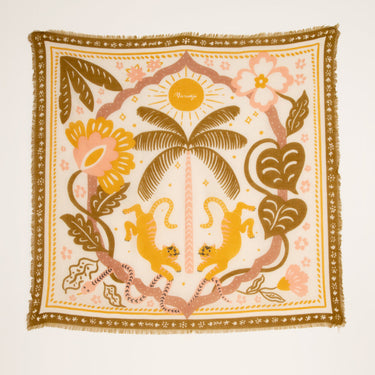 Foulard Tiger in the palmeraie Bronze - bronze