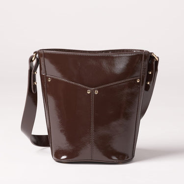 Sac Gabrielle - Vernis chocolat