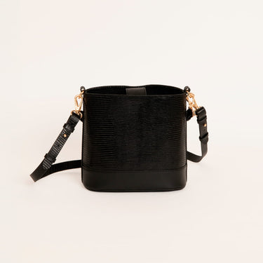 Sac petit Marlon - noir lézard