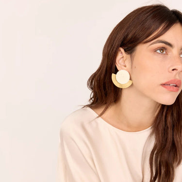 Boucles Farah - écru