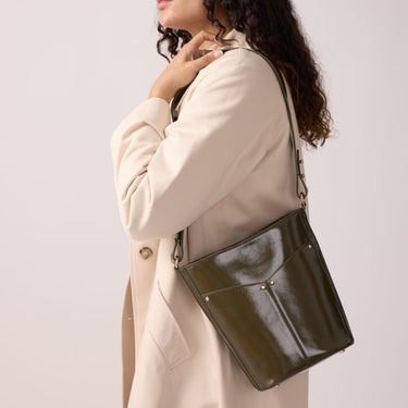 Sac Gabrielle - Vernis kaki
