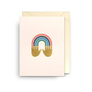 Petite Carte - Rainbow hands