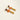 Boucles d'oreilles Luna - Brun / Tangerine / Moutarde