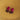 Boucles d'oreilles Lena - Cerise / Brun
