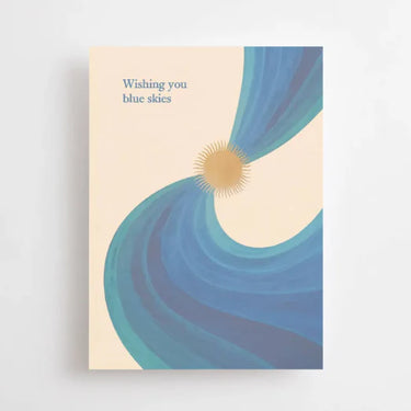 Carte - Wishing you blue skies