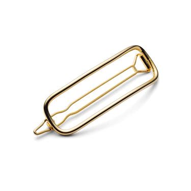 Bow barrette - gold