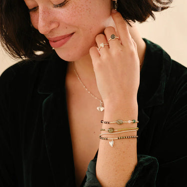 Bracelet Soothing argenté - Labradorite