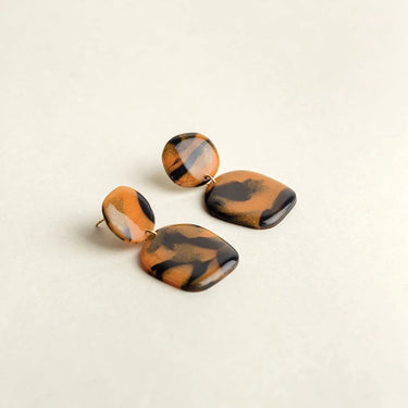 Boucles d'oreilles Nina - Tortoise Amber