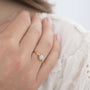 Bague Faithful - Agate bleue