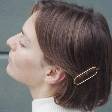 Lupe hair clip - gold