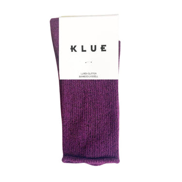 Chaussettes Glitter Lurex en lyocell | Violet