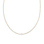 Collier Flora argenté - rose quartz