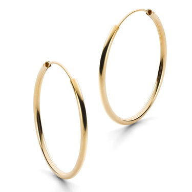 Hoops L earrings - gold