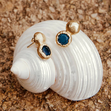 Boucles Petra - bleu nuit