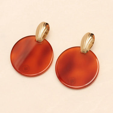 Loulou earrings - amber