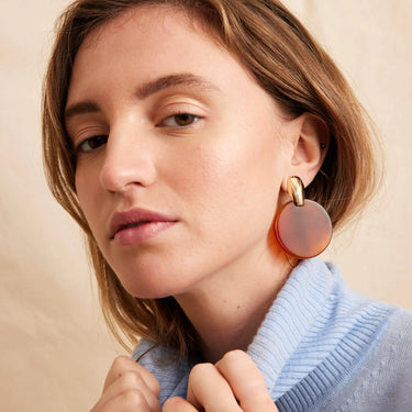 Loulou earrings - amber