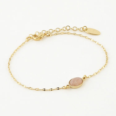 Bracelet Lise - Quartz rose