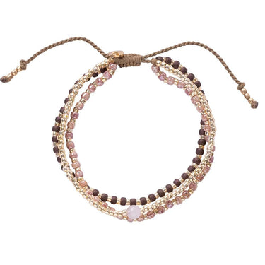Bracelet Loyal - quartz rose