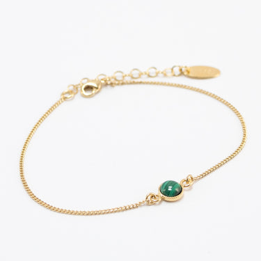 Bracelet Nymphéa - Malachite
