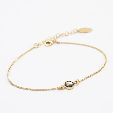Bracelet Nymphéa - Nacre grise