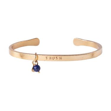 Jonc Pure doré - Lapis Lazuli