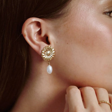 Boucles Flora Perles