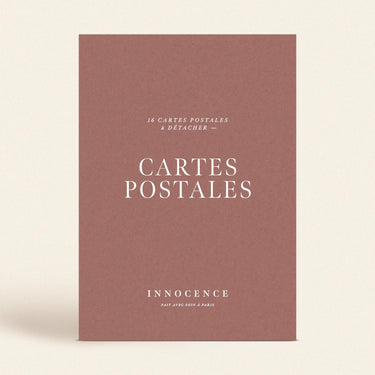 Bloc de cartes postales - mots doux