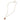 Collier Adoration doré - Pierre de Lune pêche