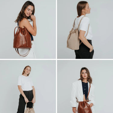 Sac AKSaku - Cuir noir