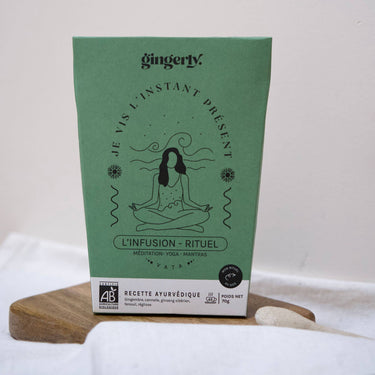 Infusion en vrac & rituel - Je vis l'instant présent