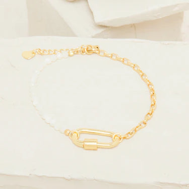 Bracelet Annael - Perle Blanche
