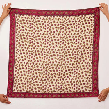 Foulard coton Léandro - fuschia