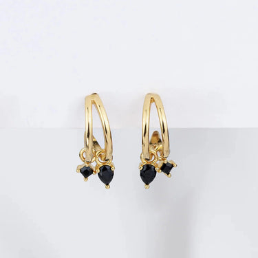 Boucles Gia - doré et noir