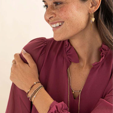 Bracelet Honor - Quartz Rose