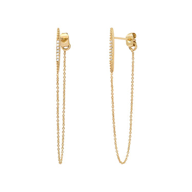 Boucles Imaï chaînes - cristal
