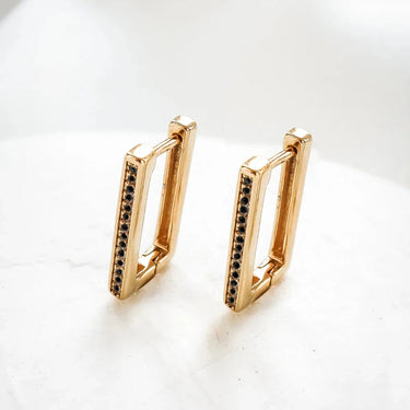Boucles James doré - noir