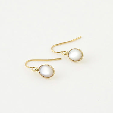 Boucles Lise dormeuses - Nacre