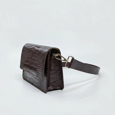 Sac AKPerfect square - Croco bordeaux