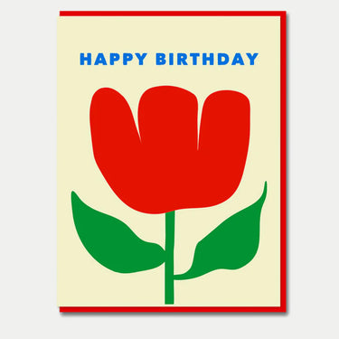 Carte - Red Tulip