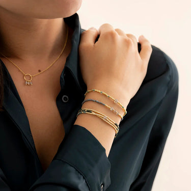 Bracelet Sensation doré - Labradorite