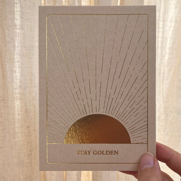 Carte - Stay golden